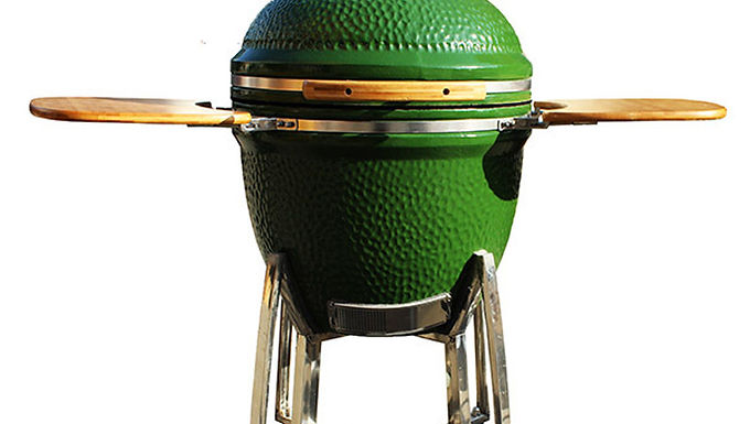 C-23, 23" SUS Cart X-large Charcoal Kamado Smoked BBQ Grill
