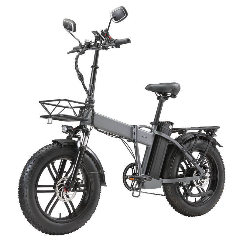 20" Fat Folding Electric Bike Built-in Battery Step Through Ebike A20