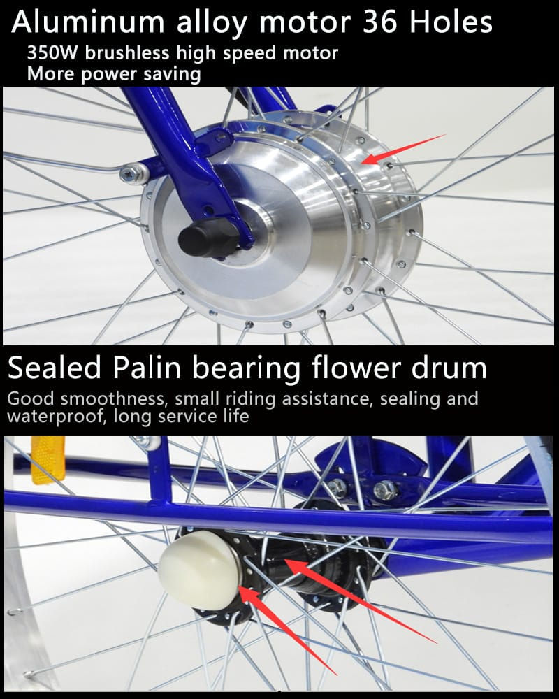 Thumbnail: ET002 Electric Tricycle E-Trike Escooter for Family Mobility