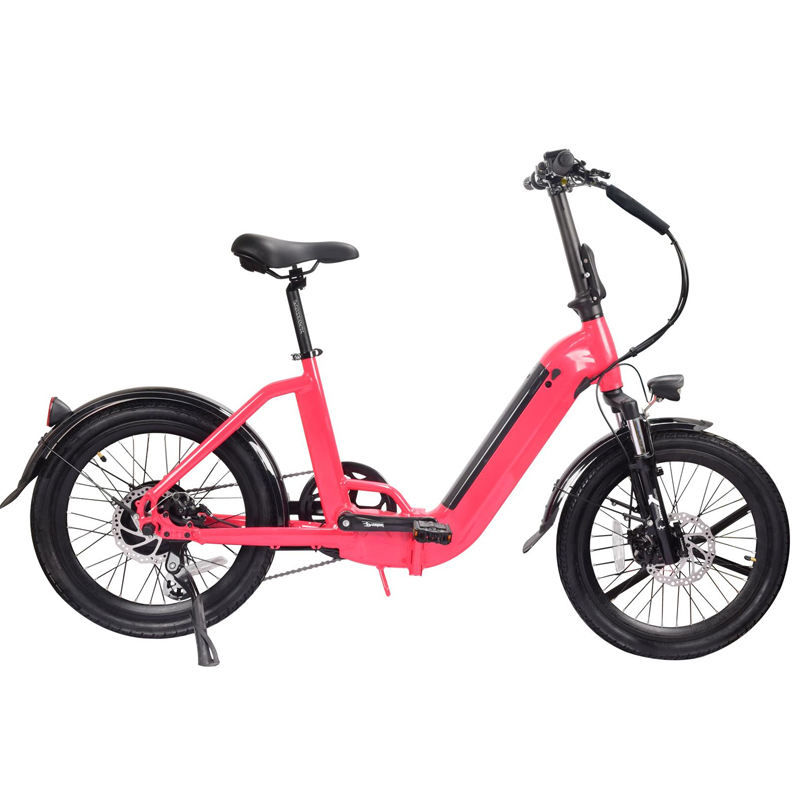 Thumbnail: Free Shipping Ebike USA Step-thru Folding Electric Bicycle
