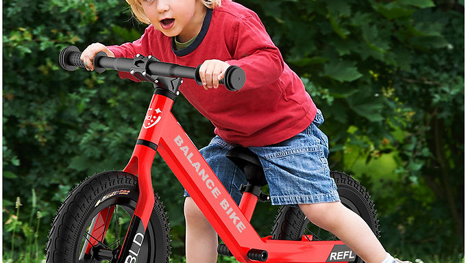 Kids Electric Balance Bike - Lightweight Aluminum Alloy Frame