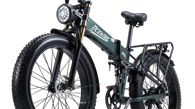 EU Fat Folding Electric Bicycle: Full Suspension E-Bike