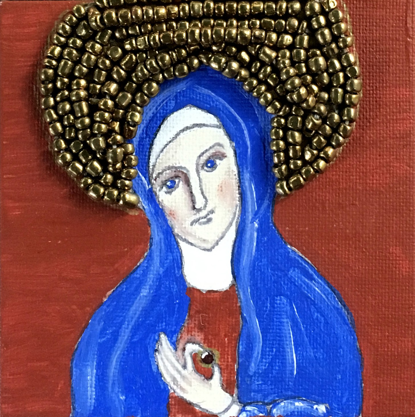 St. Julian of Norwich with Hazelnut