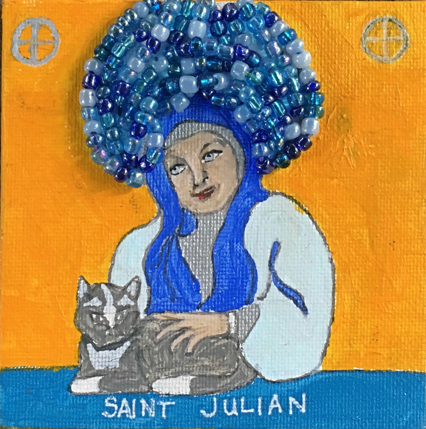 Julian of Norwich with Cat