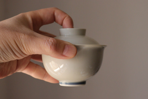Guwan Shell Eggshell Grey Gaiwan 120ml | Xin An Chu