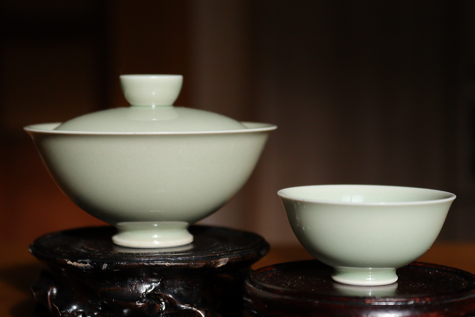 Thumbnail: Mi Se Porcelain Gaiwan 90ml & Cups
