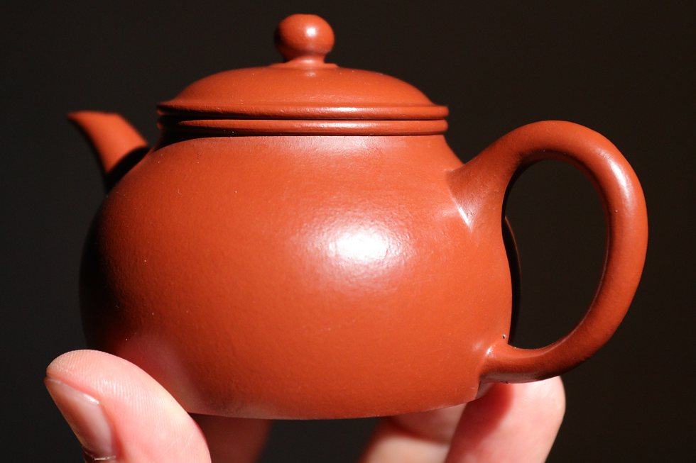 Thumbnail: Huai Yin 怀隐 - Yixing Zisha Teapot 110ml Zhu Ni