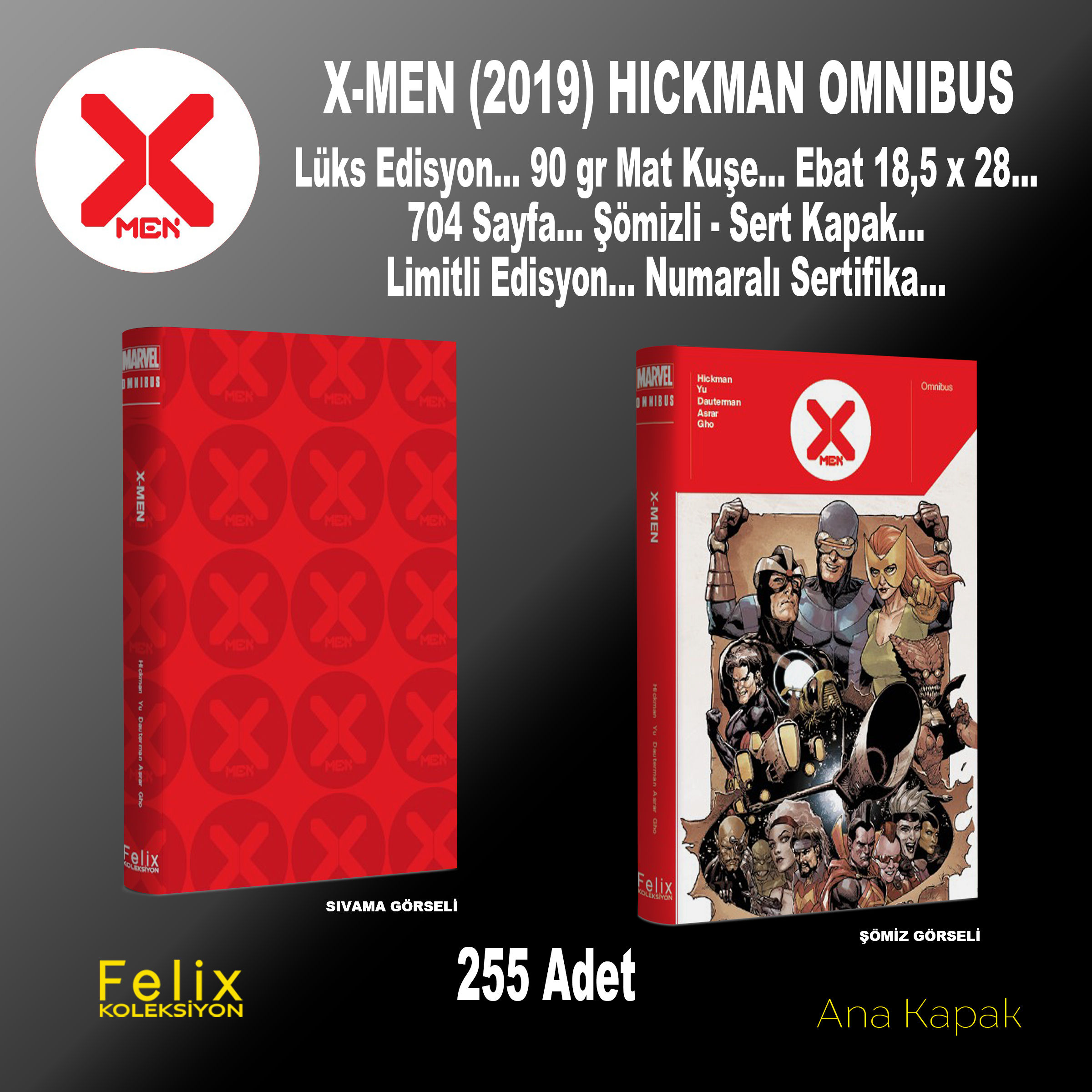 X-MEN (2019) JONATHAN HICKMAN OMNIBUS Ana Kapak