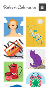 Design website templates – Illustrator-Portfolio