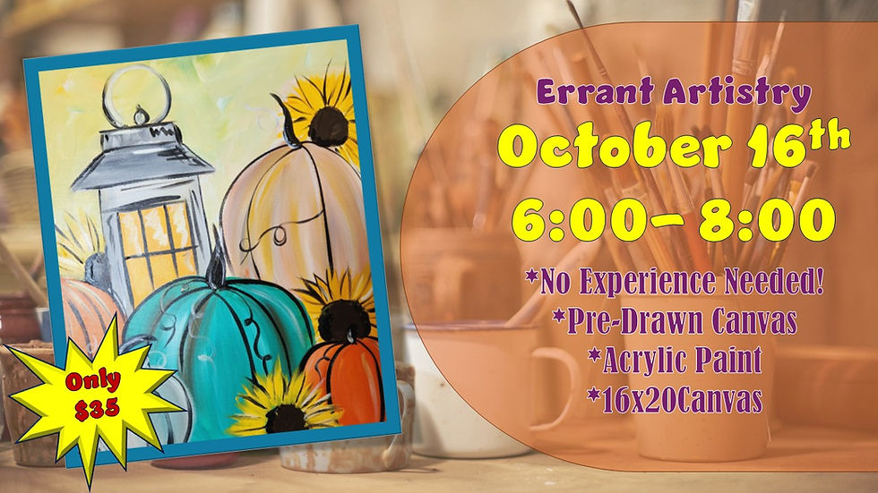 Errant Artistry - October 16th