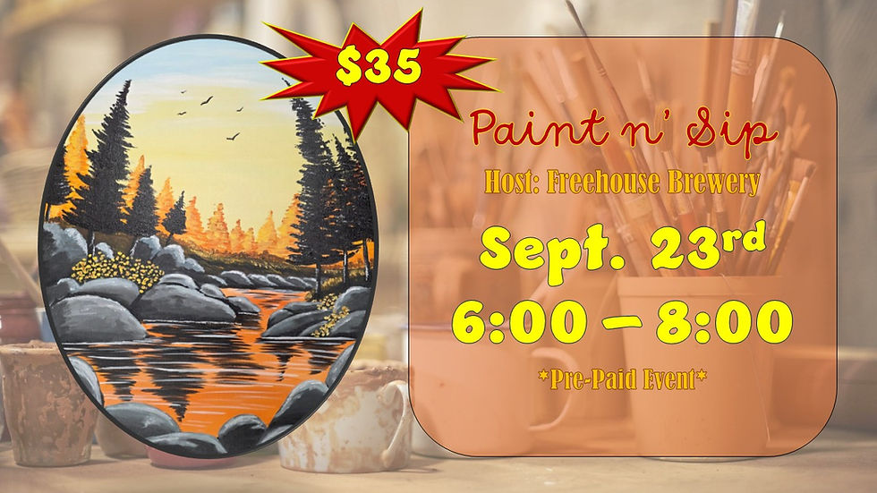 Freehouse Brewery - Sept 23rd