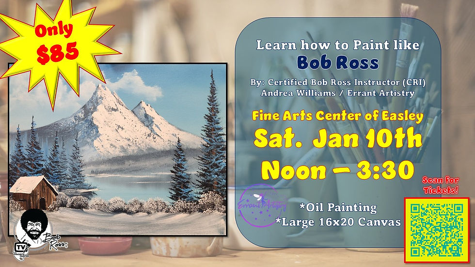 Fine Arts Center of Easley-Jan 10th