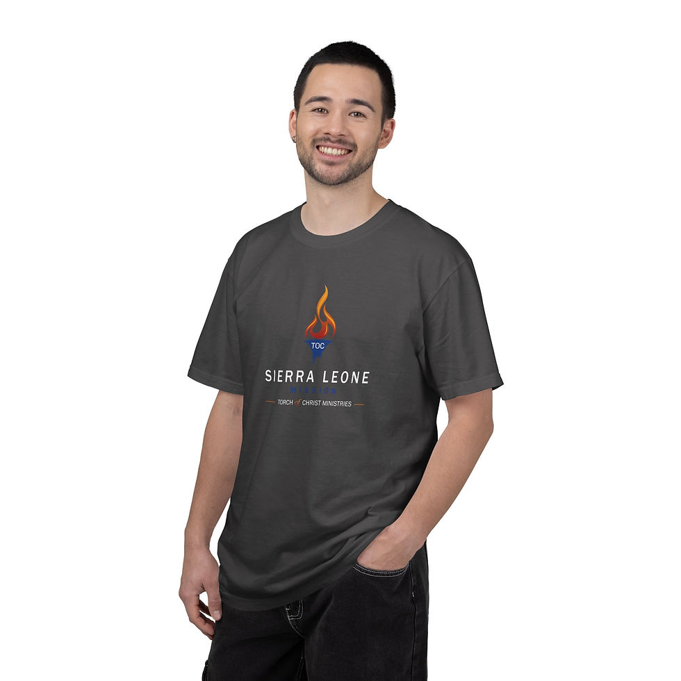Thumbnail: Sierra Leone Mission — Light to the Nations Tee (Comfort Colors), view 14