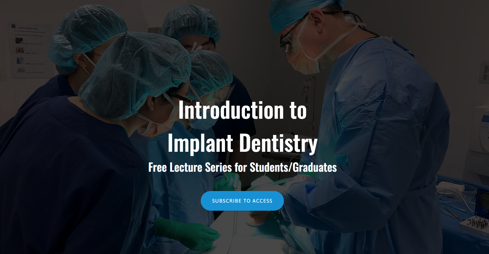 Free Dental Implant Lecture Series