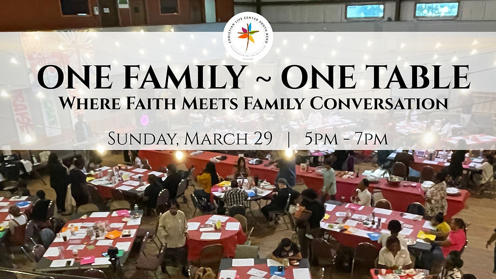 One Family~ One Table: Family Conversations