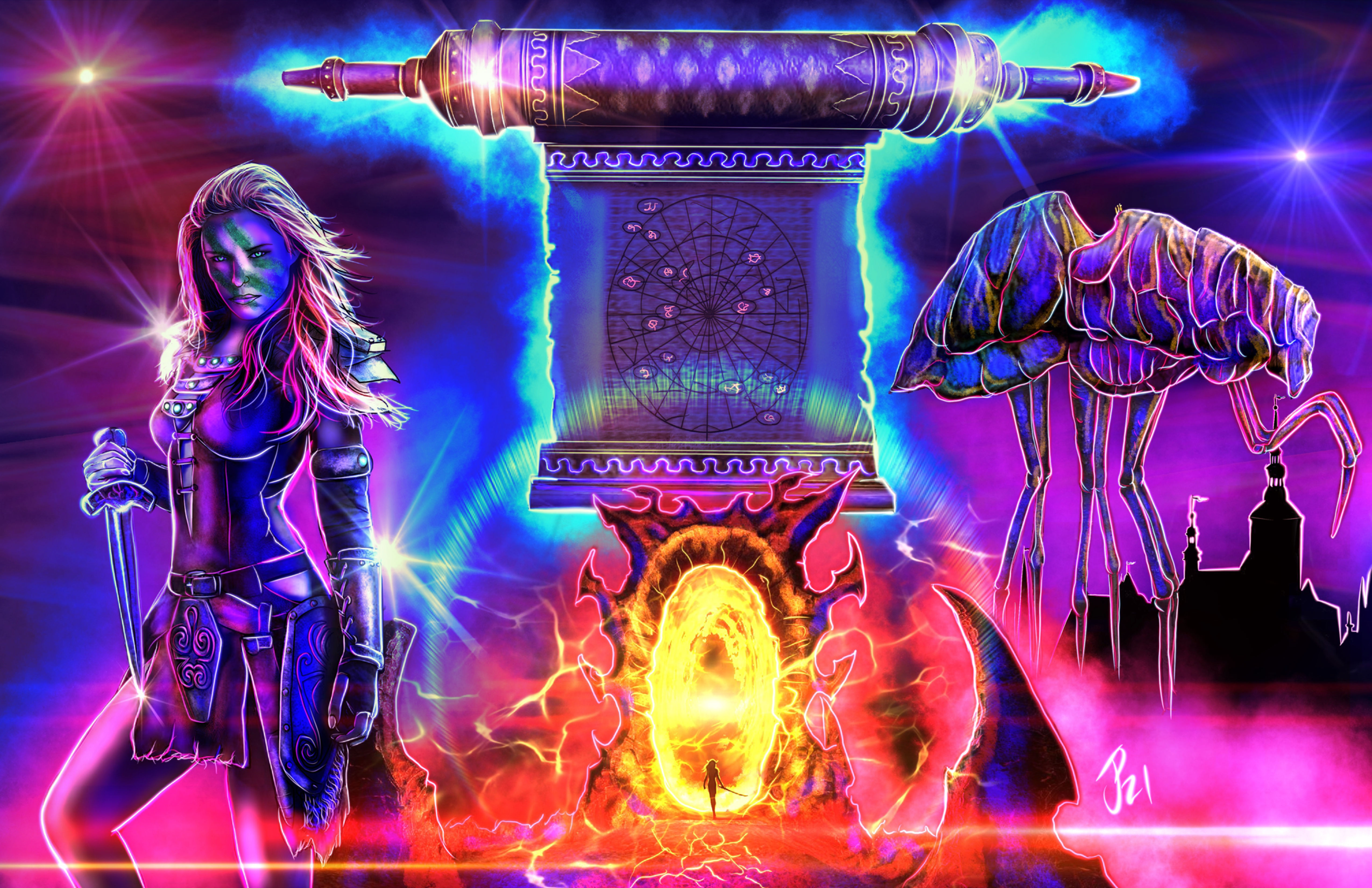 "Something Has Shifted In The Moons" Art Print