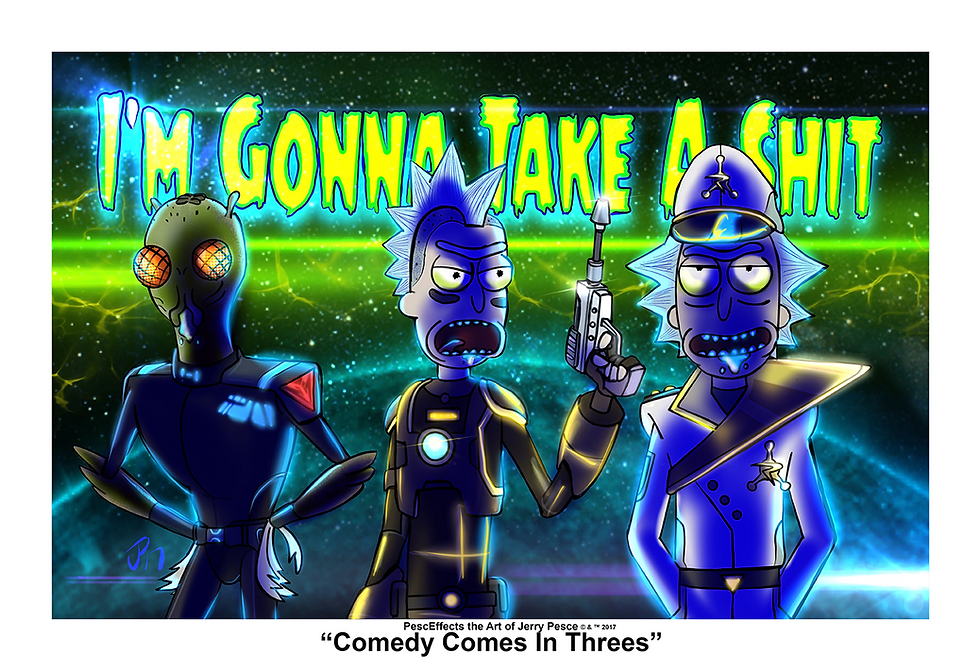 Thumbnail: "Comedy Comes In Threes"