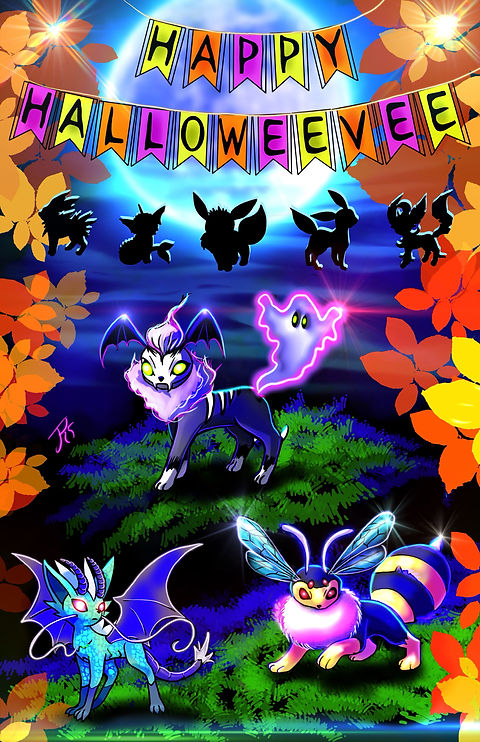 Scareon, Draconeon and Beeveon