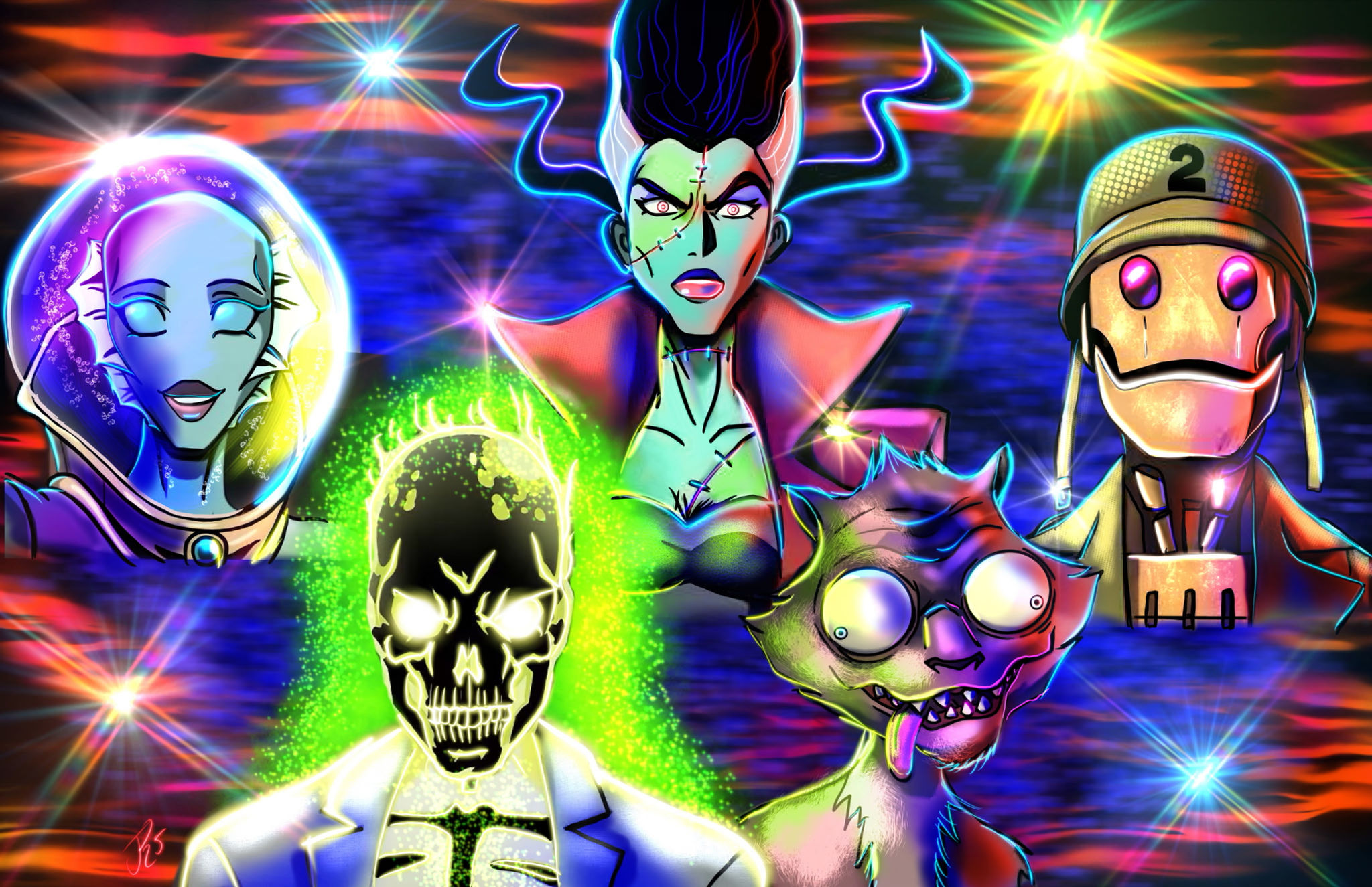 "You Wanted Monsters..." Art Print