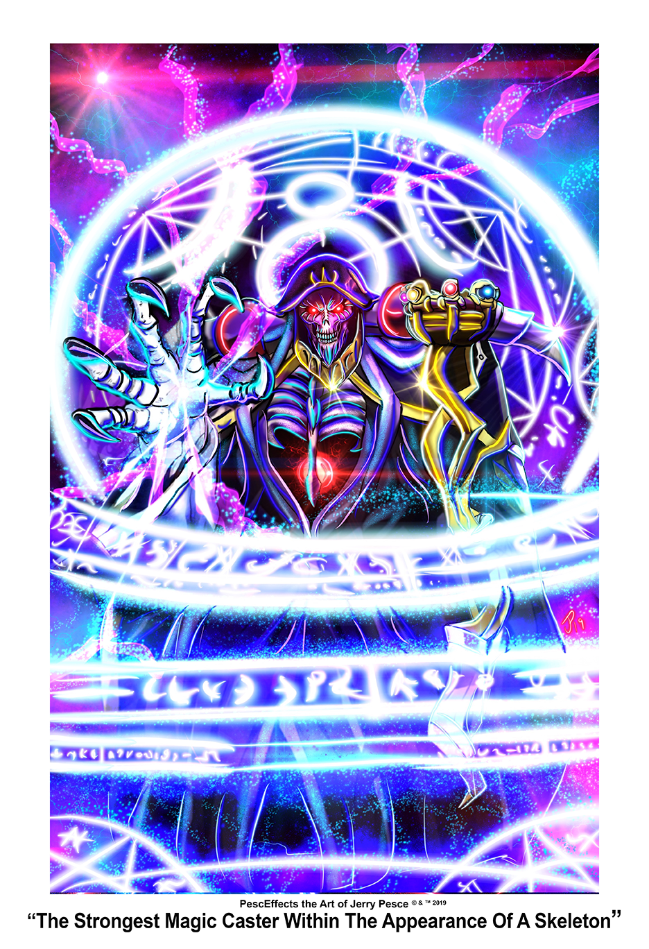 Thumbnail: "The Strongest Magic Caster..." Art Print