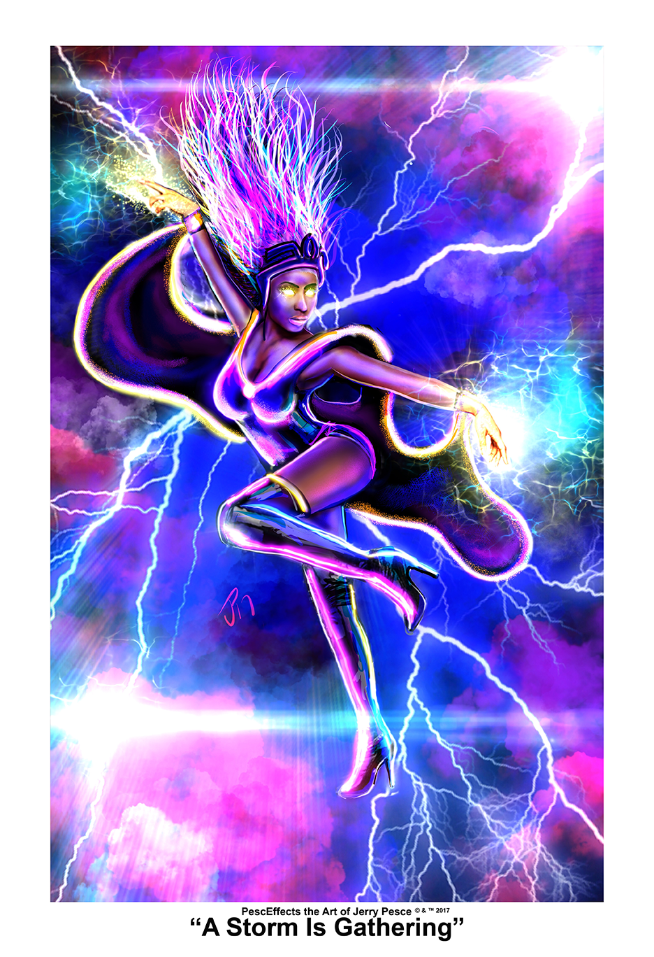 Thumbnail: "A Storm Is Gathering" Art Print