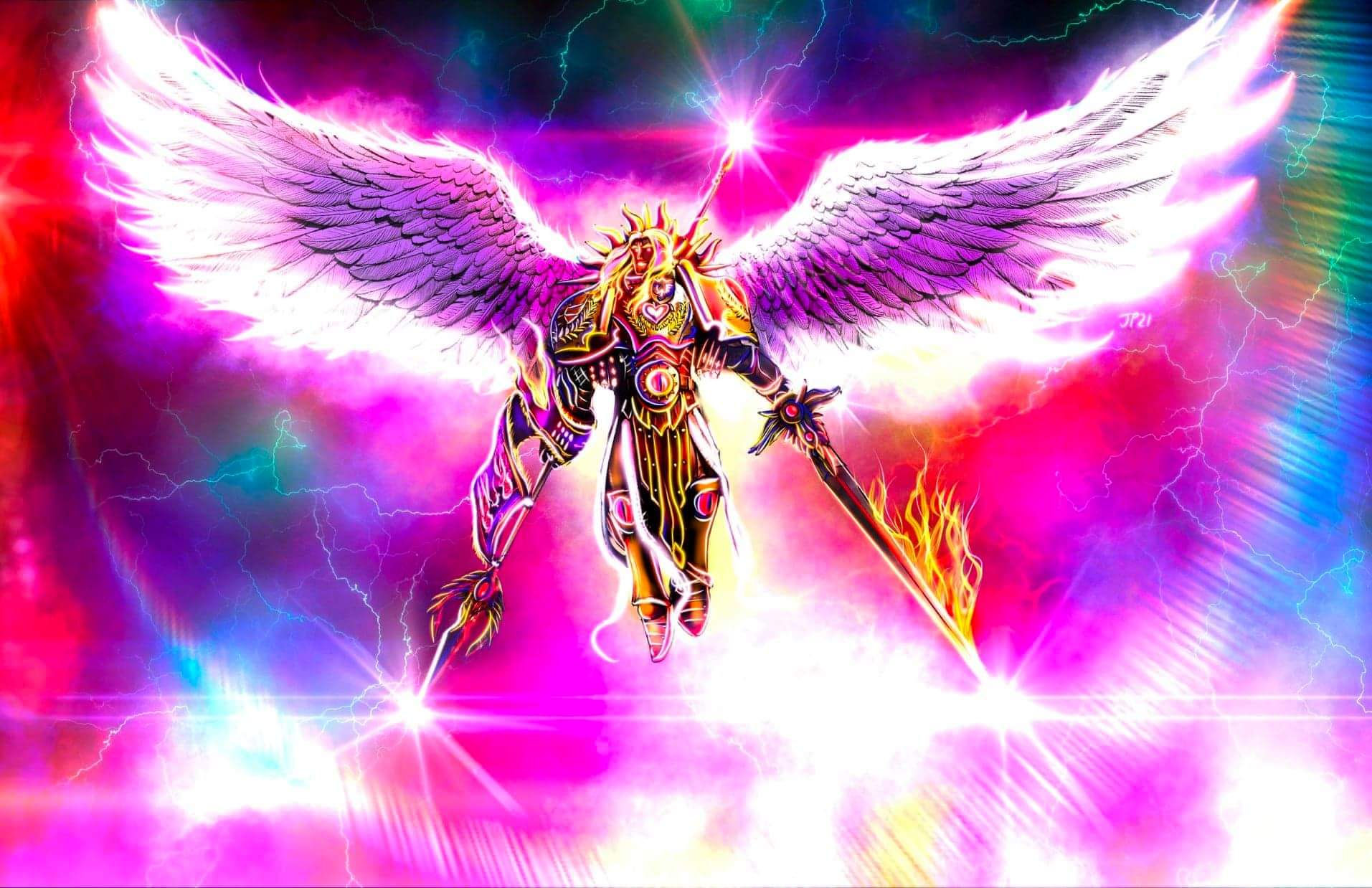 "Only Angels May Fly!" Art Print