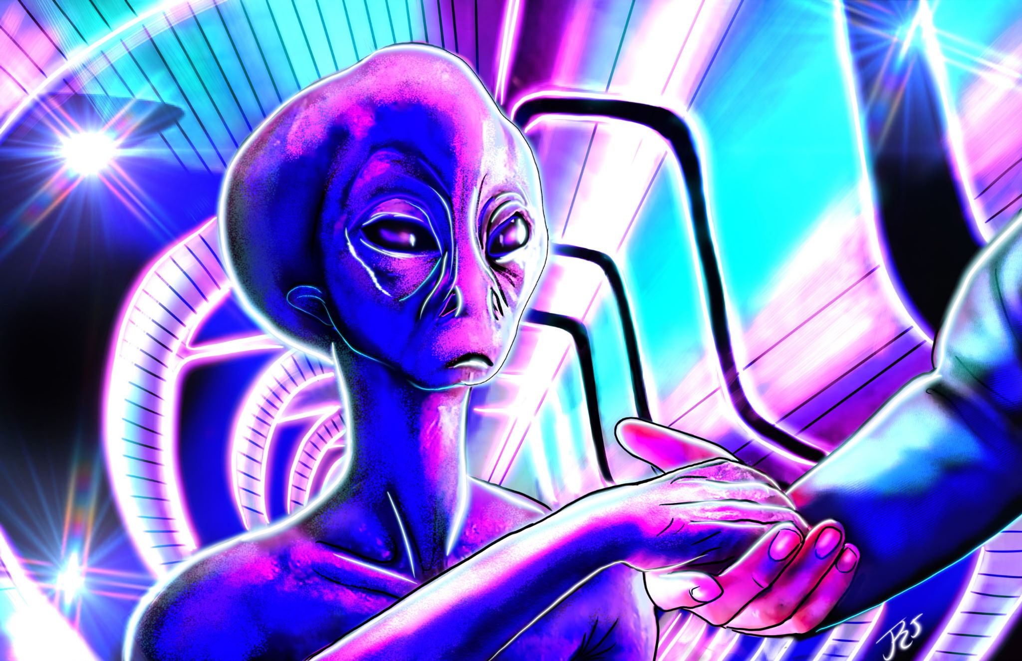 "You Are The Fifth Race" Art Print