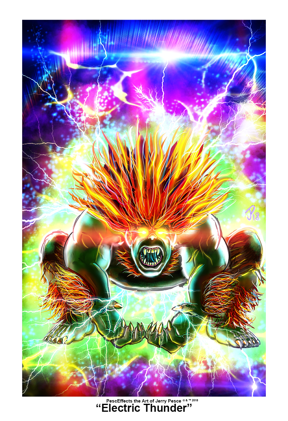 Thumbnail: "Electric Thunder" Art Print