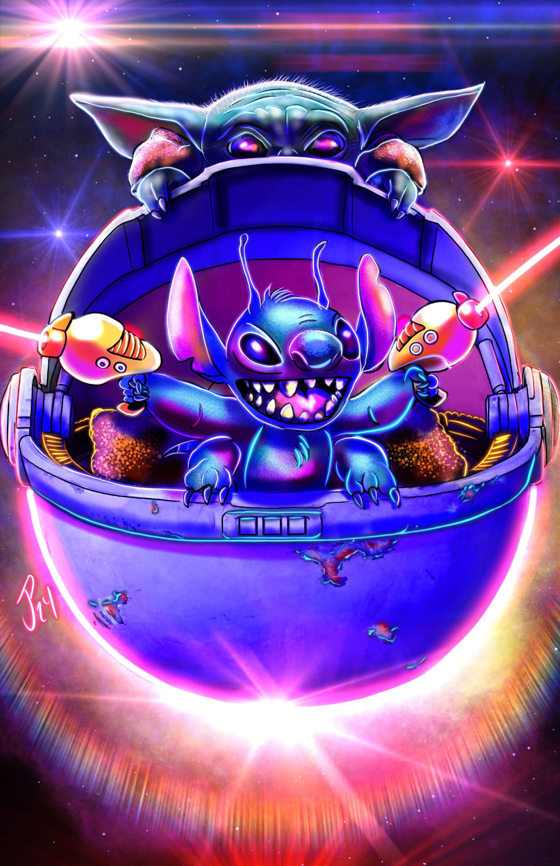 "Badness Coming On" Art Print