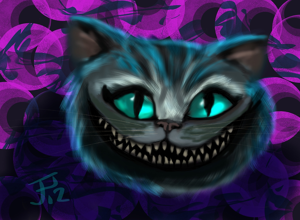 "Cheshire Smile" Art Print