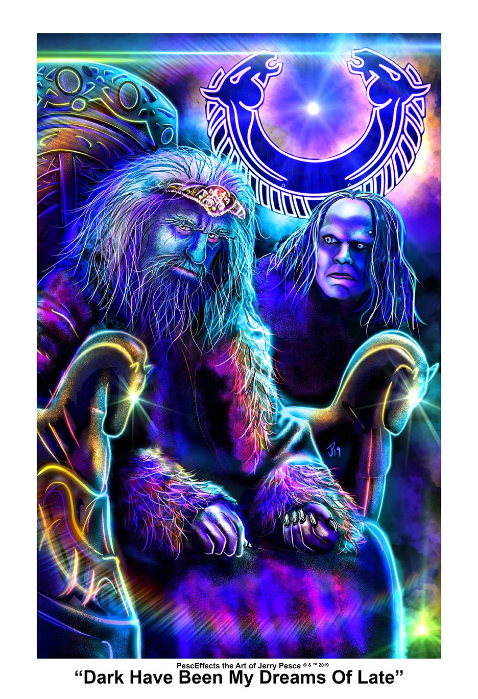 Thumbnail: "Dark Have Been My Dreams Of Late" Art Print