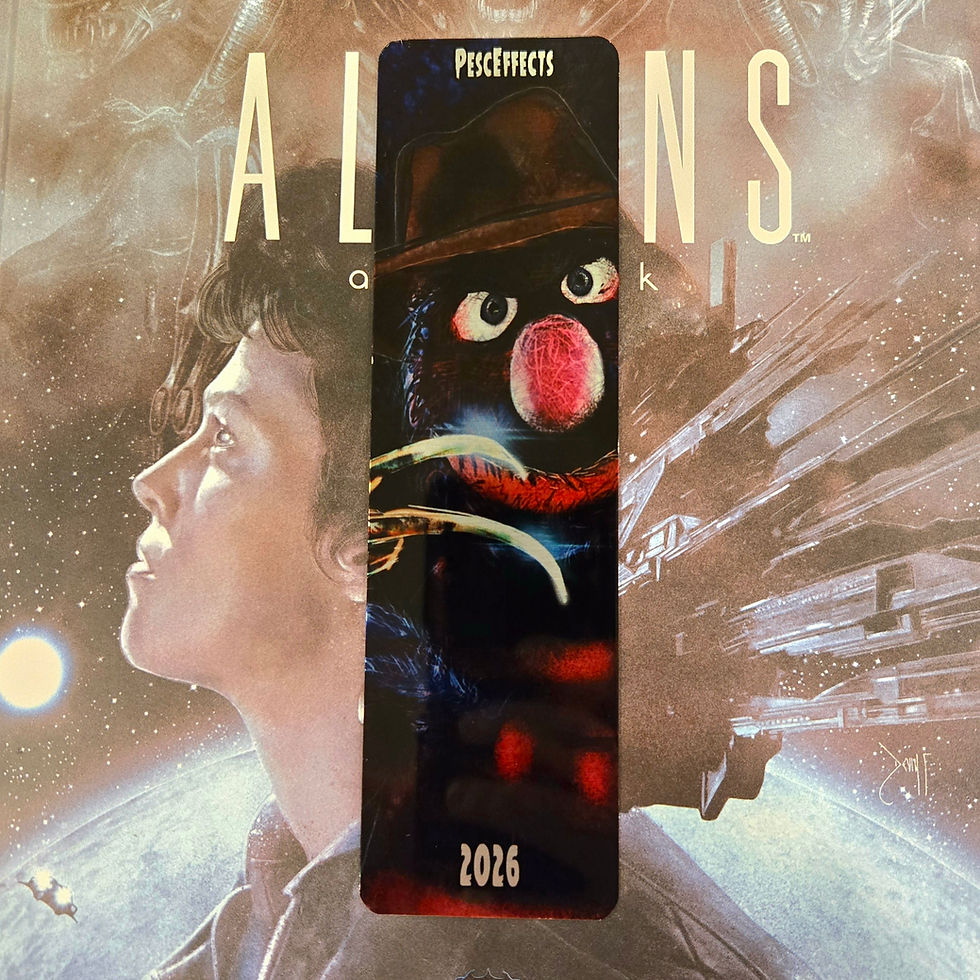 Thumbnail: "Nightmare On Sesame Street" METAL Bookmark