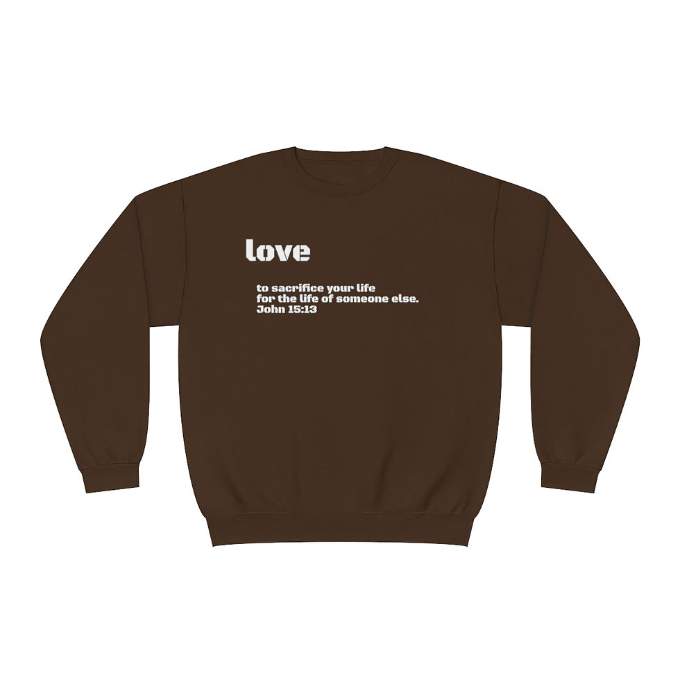 Thumbnail: love...Unisex NuBlend® Crewneck Sweatshirt