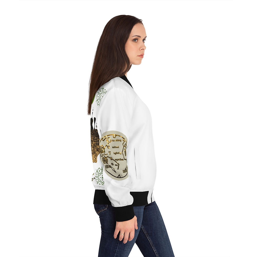 Thumbnail: ADHD GANG Women's Bomber Jacket (AOP)