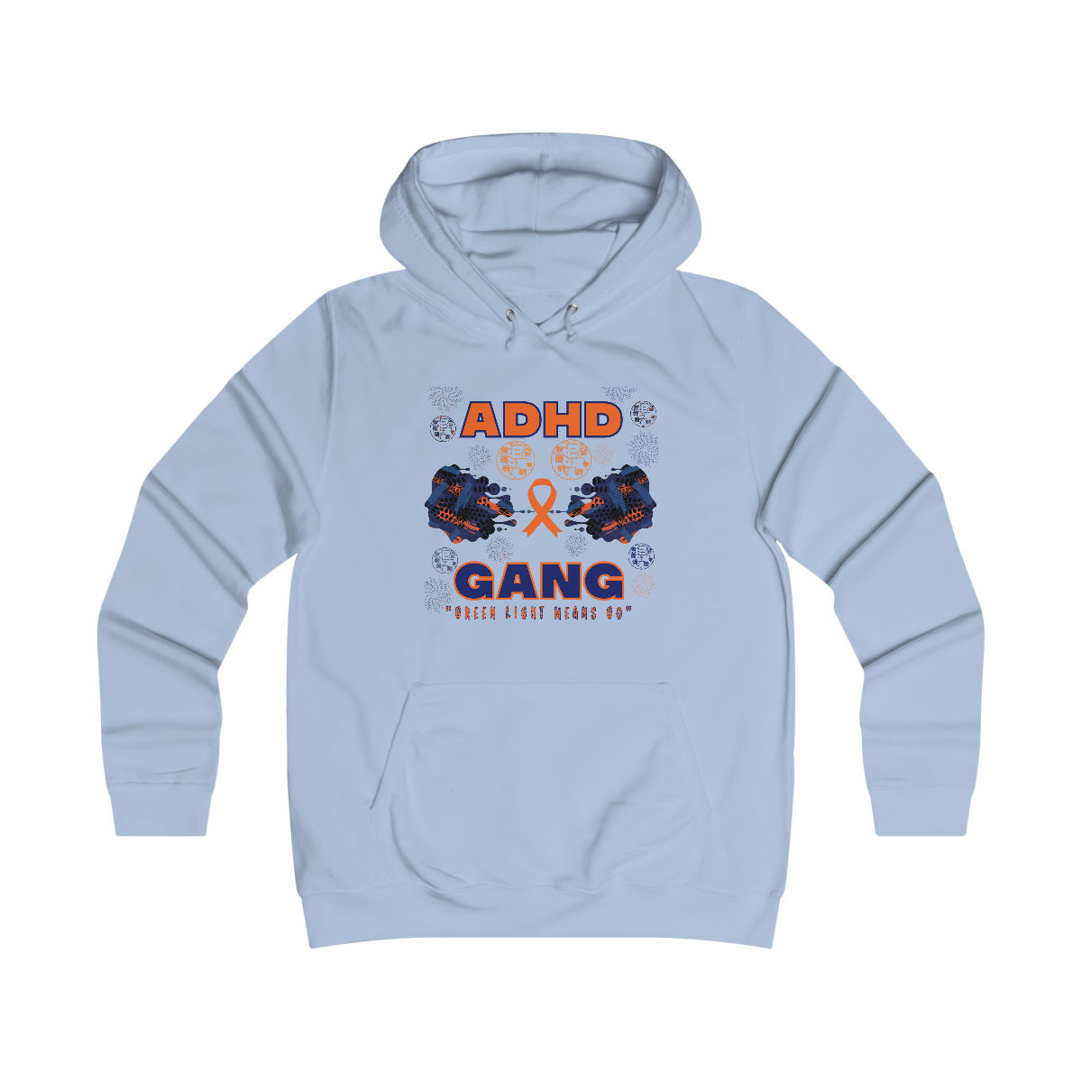 ADHD GANG Girlie College Hoodie