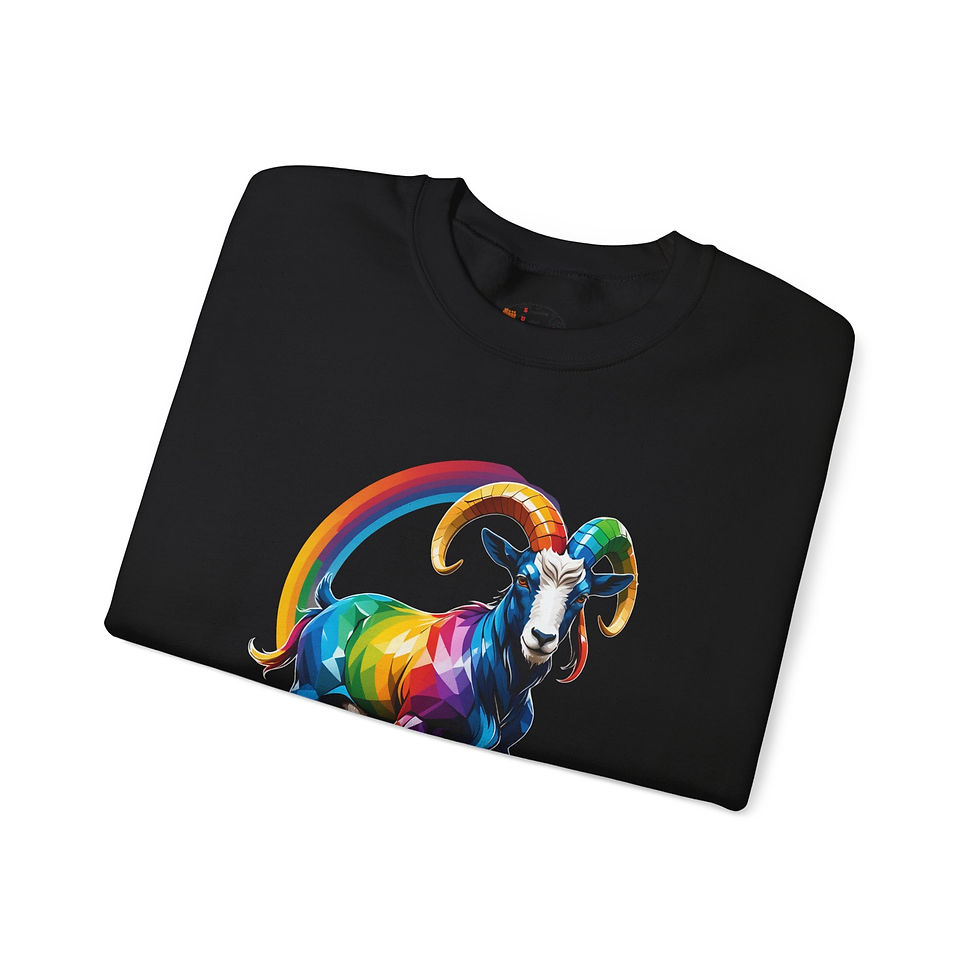 Thumbnail: Mental Health Goat Sweatshirt - Unisex Heavy Blend Crewneck