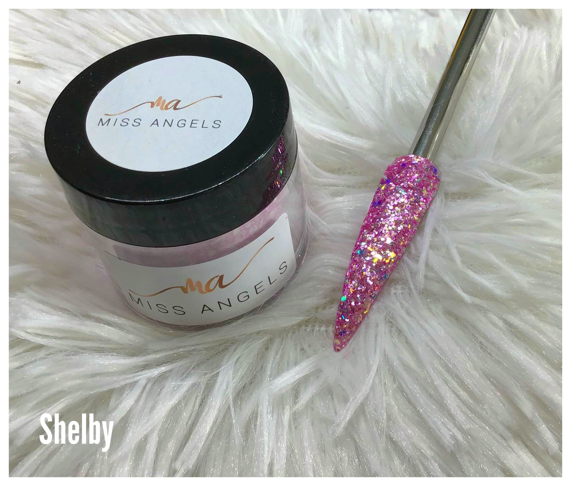 Shelby glitter acrylic