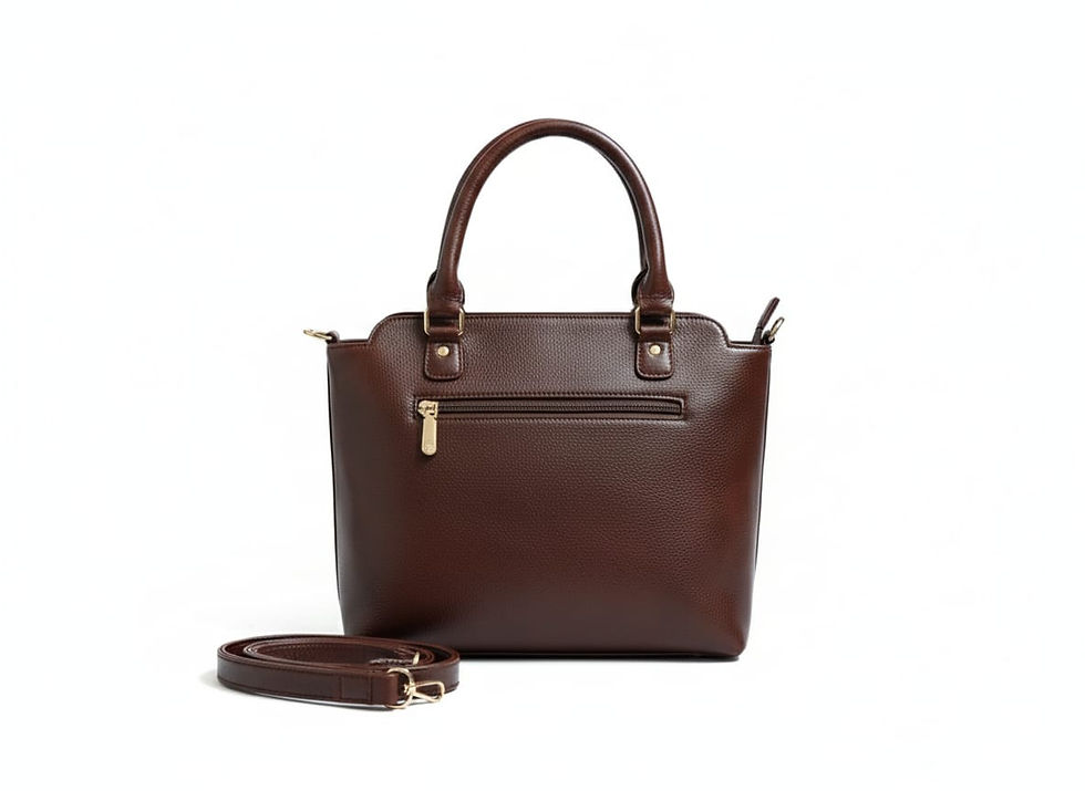 Thumbnail: Top Grain Leather Tote Bag