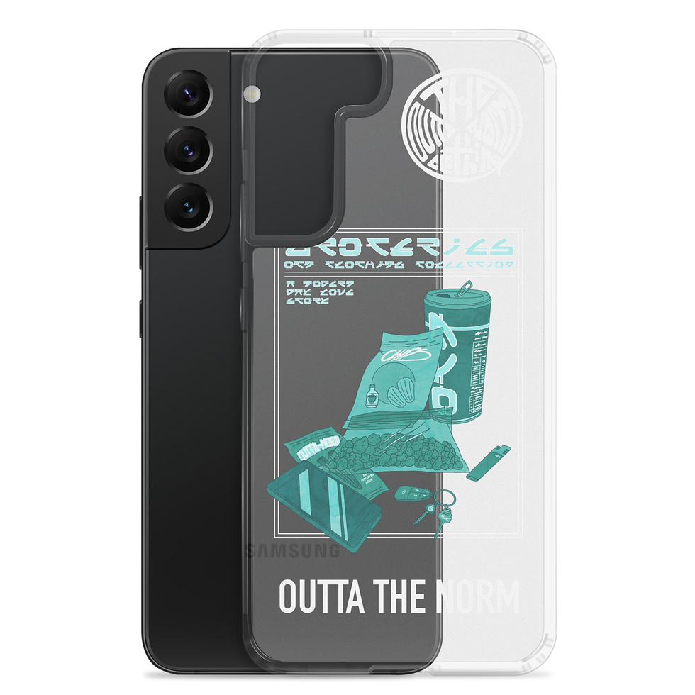 Thumbnail: Valentine's Day Clear Samsung Case (Blue)