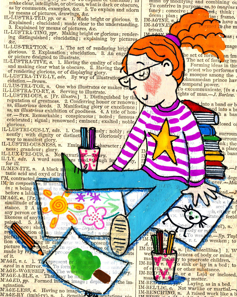 girl drawing