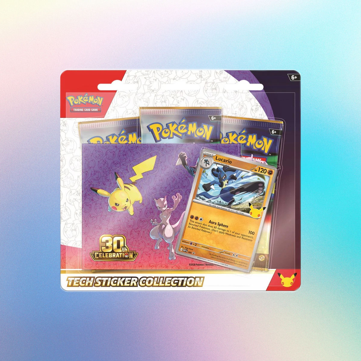 Pokémon Tech Sticker Collection - Assorted - 30th Celebration