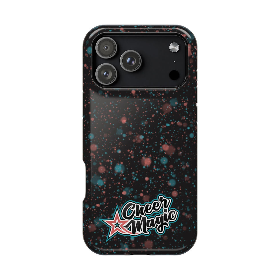 Thumbnail: Cheer Magic Magnetic Phone Case - Black Splatter