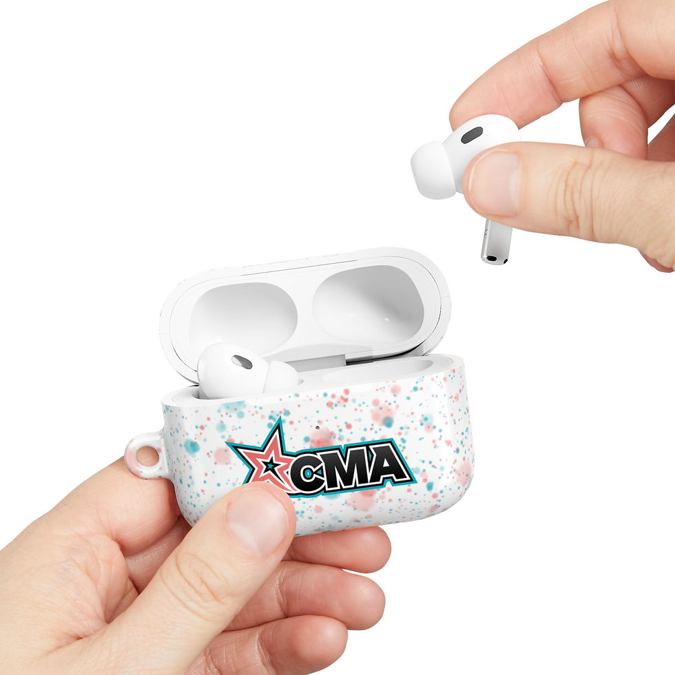 Thumbnail: CMA AirPod Case — White Splatter