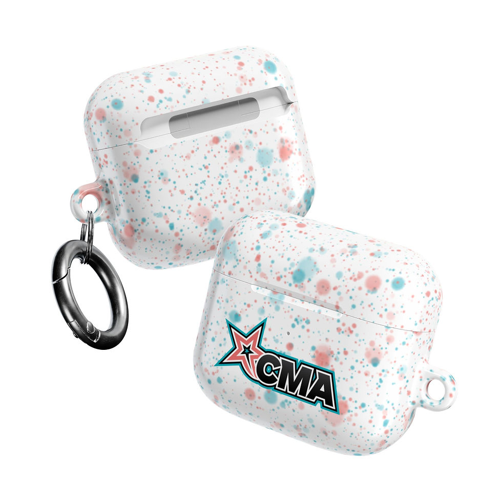 Thumbnail: CMA AirPod Case — White Splatter