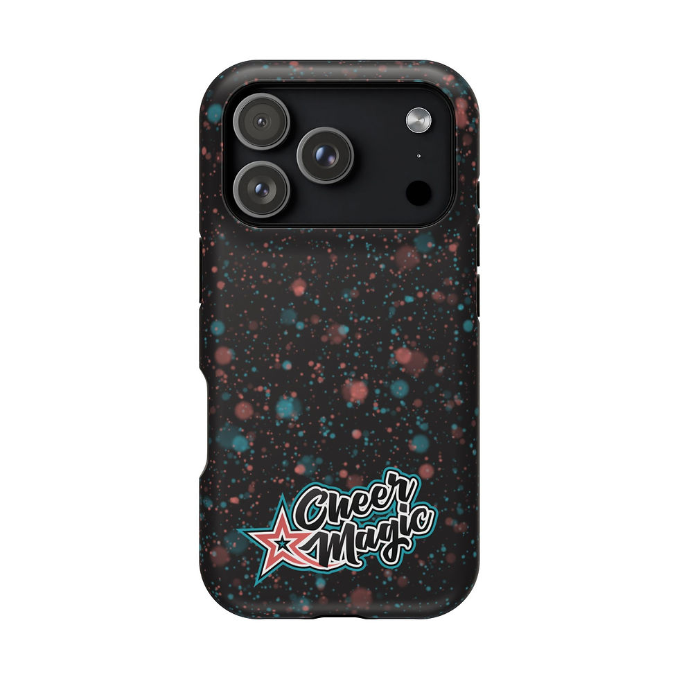 Thumbnail: Cheer Magic Magnetic Phone Case - Black Splatter