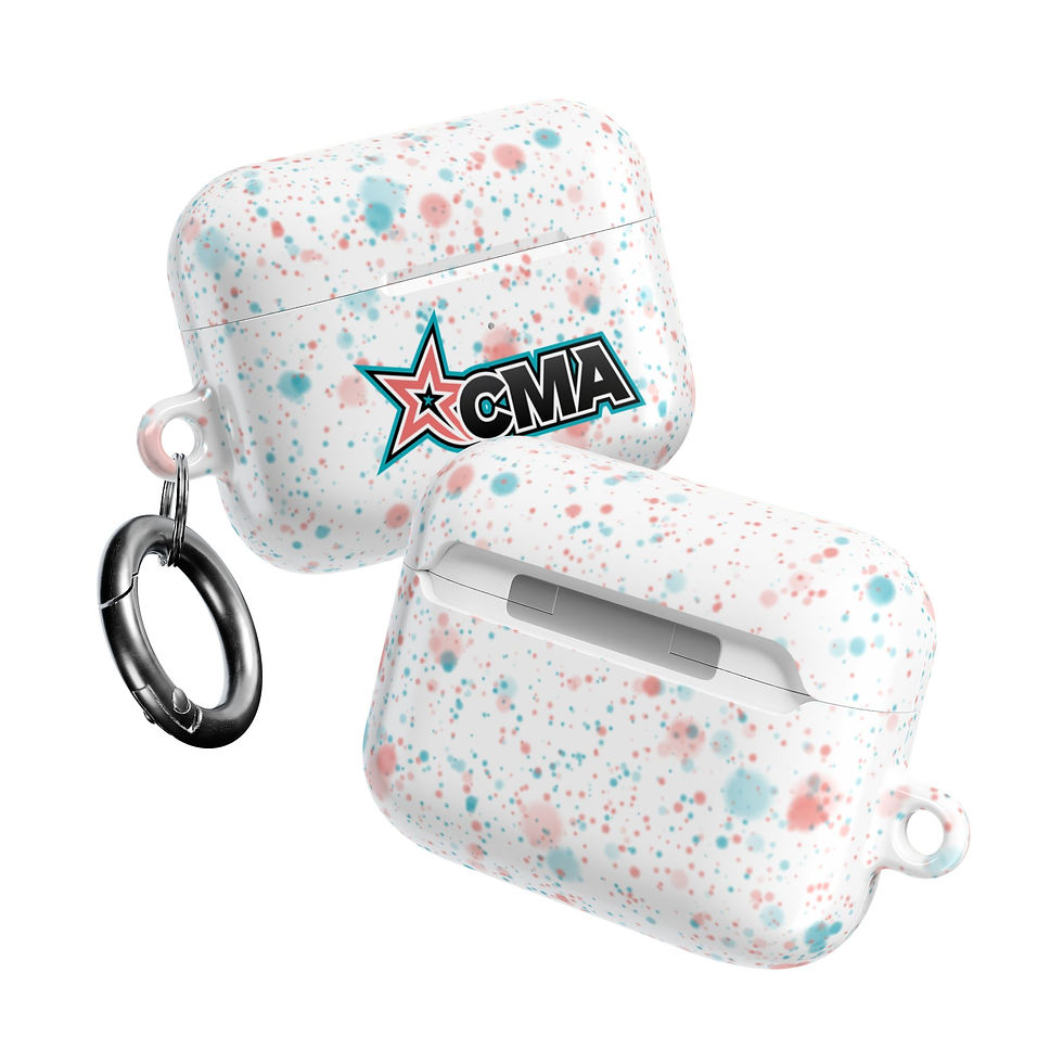 Thumbnail: CMA AirPod Case — White Splatter