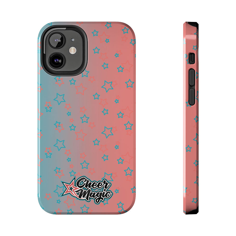 Thumbnail: Cheer Magic Tough Phone Case — Star Fade Design (iPhone 11, 12, 13, 14)