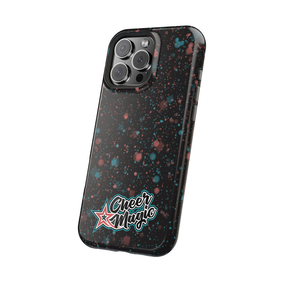 Thumbnail: Cheer Magic Magnetic Phone Case - Black Splatter
