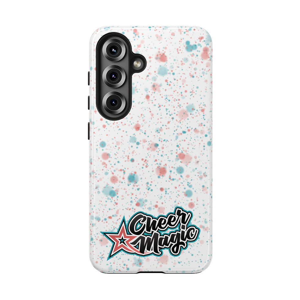 Thumbnail: Cheer Magic Tough Phone Case – White Splatter