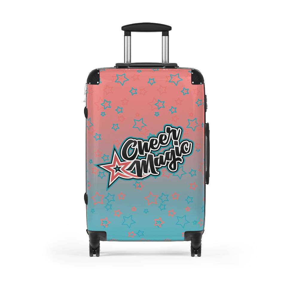 Thumbnail: Cheer Magic Suitcase - Coral Teal Fade